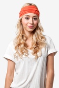 Basic Stretchy Burnt Orange Headband Photo (0)