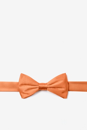 Burnt Orange Bow Tie For Boys