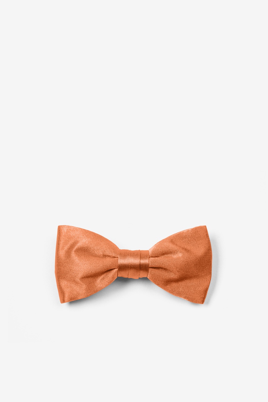 Burnt Orange Bow Tie For Infants Photo (0)