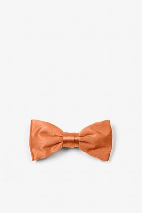 Burnt Orange Bow Tie For Infants