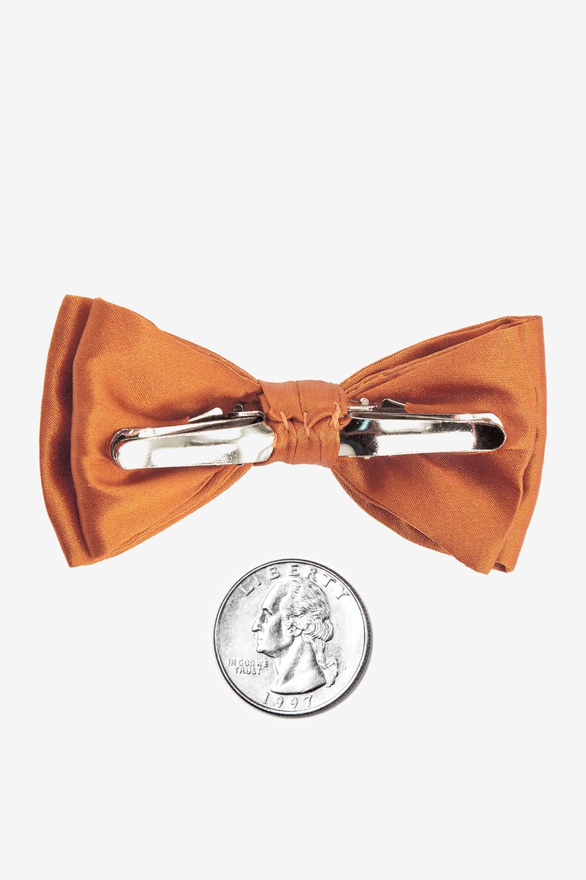 Burnt Orange Bow Tie For Infants Photo (1)