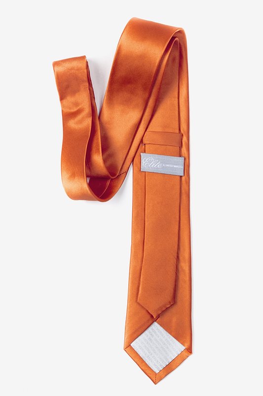 Silk Burnt Orange Boys Tie