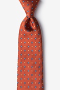 Hoste Burnt Orange Extra Long Tie Photo (0)