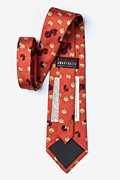 Mad Cow Burnt Orange Tie