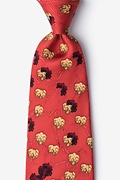 Mad Cow Burnt Orange Tie