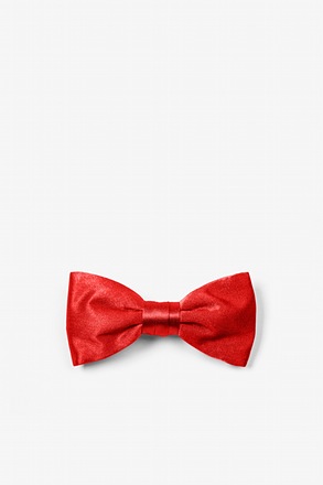 Candy Apple Red Bow Tie For Infants