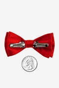 Candy Apple Red Bow Tie For Infants Photo (1)
