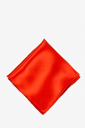 Candy Apple Red Pocket Square