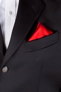 Candy Apple Red Pocket Square Photo (2)