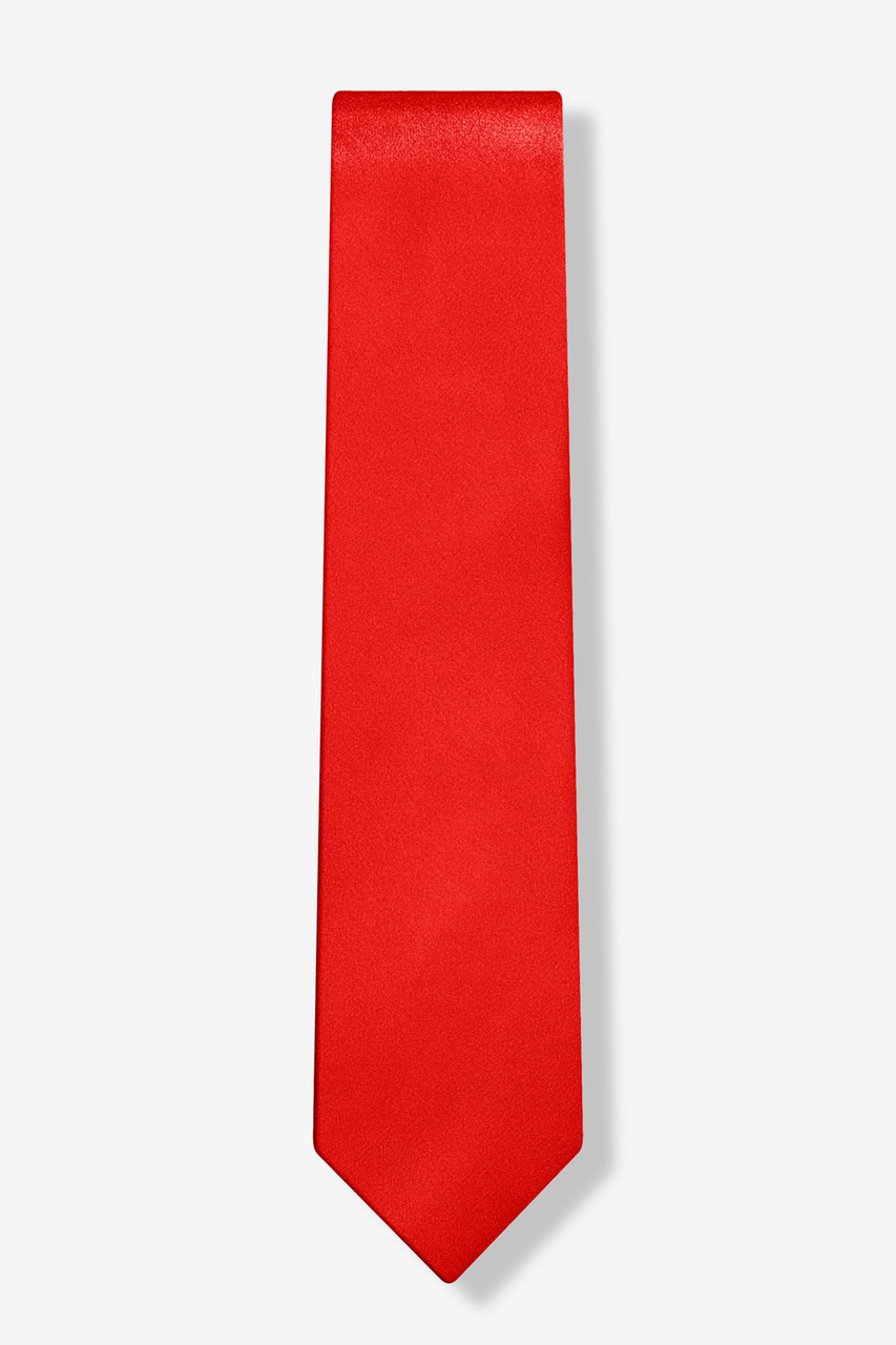 Candy Apple Red Skinny Tie Photo (1)