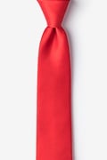 Candy Apple Red Tie For Boys Photo (0)