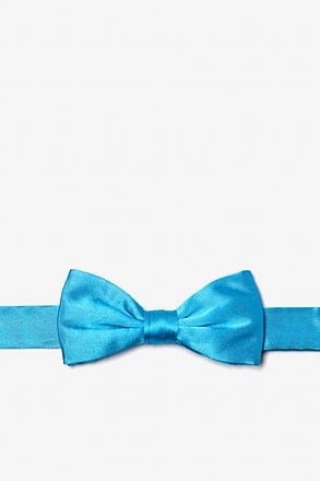 Caribbean Blue Bow Tie For Boys