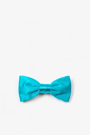 Caribbean Blue Bow Tie For Infants