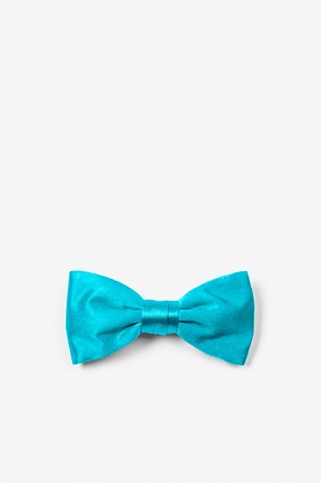 Caribbean Blue Bow Tie For Infants