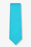 Caribbean Blue Extra Long Tie Photo (1)