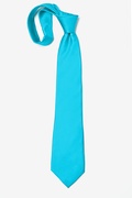 Caribbean Blue Extra Long Tie Photo (3)