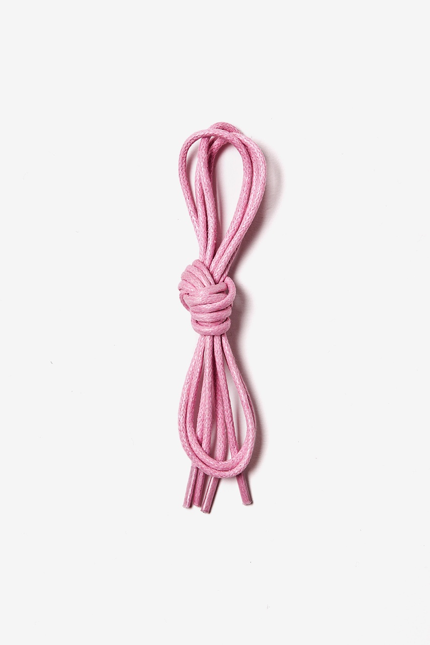 Light Pink Shoelaces | Colored Waxed Dress Shoe Laces | Ties.com