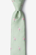 Yard Birds Celadon Extra Long Tie Photo (0)