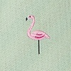 Celadon Microfiber Yard Birds Tie