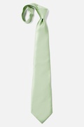 Celadon Green Extra Long Tie Photo (4)