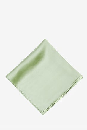 _Celadon Green Pocket Square_