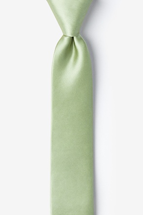 _Celadon Green Skinny Tie_