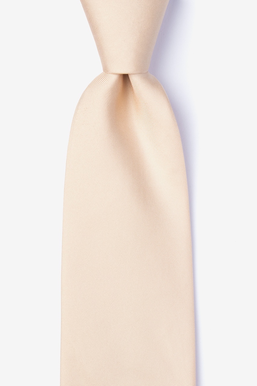 Champagne Extra Long Tie Photo (0)