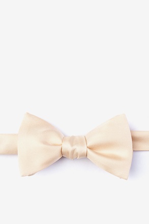 Champagne Self-Tie Bow Tie