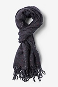 Charcoal Victoria Speckled Scarf Photo (1)