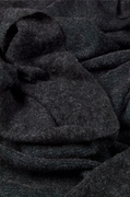 Mens Heathered Solid Charcoal Knit Scarf Photo (2)