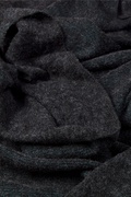 Mens Heathered Solid Charcoal Knit Scarf Photo (4)