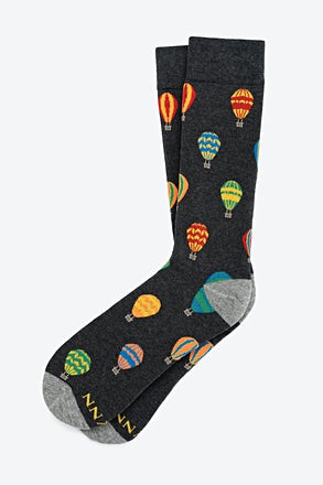 Full of Hot Air Charcoal Medium-Large Sock