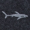 Charcoal Carded Cotton Shark Bait