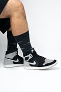 Shark Bait Charcoal Medium-Large Sock Photo (3)