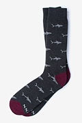 Shark Bait Charcoal Medium-Large Sock Photo (0)