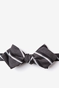 Beasley Charcoal Diamond Tip Bow Tie Photo (0)