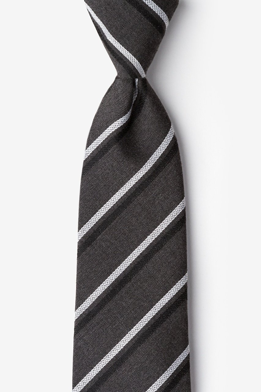 Beasley Charcoal Extra Long Tie Photo (0)