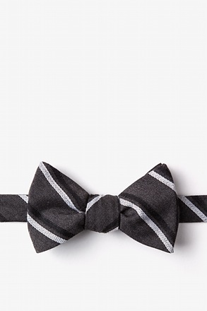 _Beasley Charcoal Self-Tie Bow Tie_