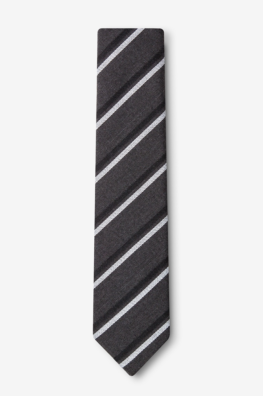 Beasley Charcoal Skinny Tie Photo (1)