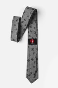 Charcoal Hunter Paisley Skinny Tie Photo (2)