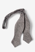 Charcoal Molly Diamond Tip Bow Tie Photo (1)