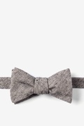 Charcoal Molly Self-Tie Bow Tie Photo (0)