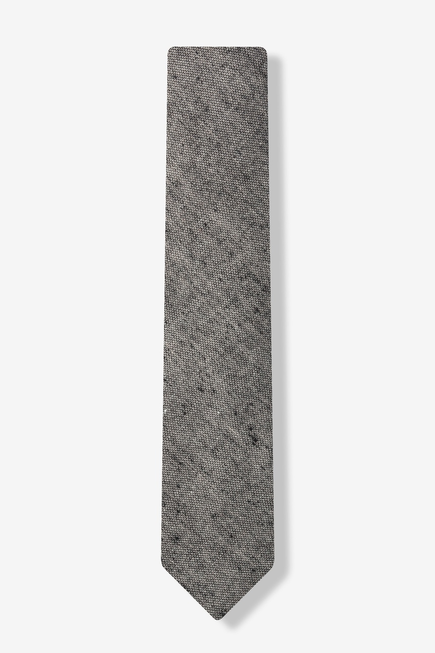 Charcoal Molly Skinny Tie Photo (0)