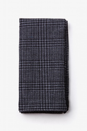 Cottonwood Charcoal Pocket Square