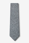 Galveston Charcoal Extra Long Tie Photo (1)