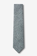 Galveston Charcoal Skinny Tie Photo (1)