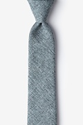Galveston Charcoal Skinny Tie Photo (0)