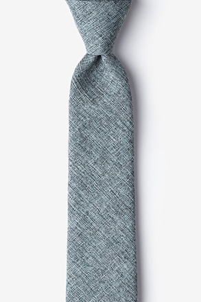 _Galveston Charcoal Skinny Tie_