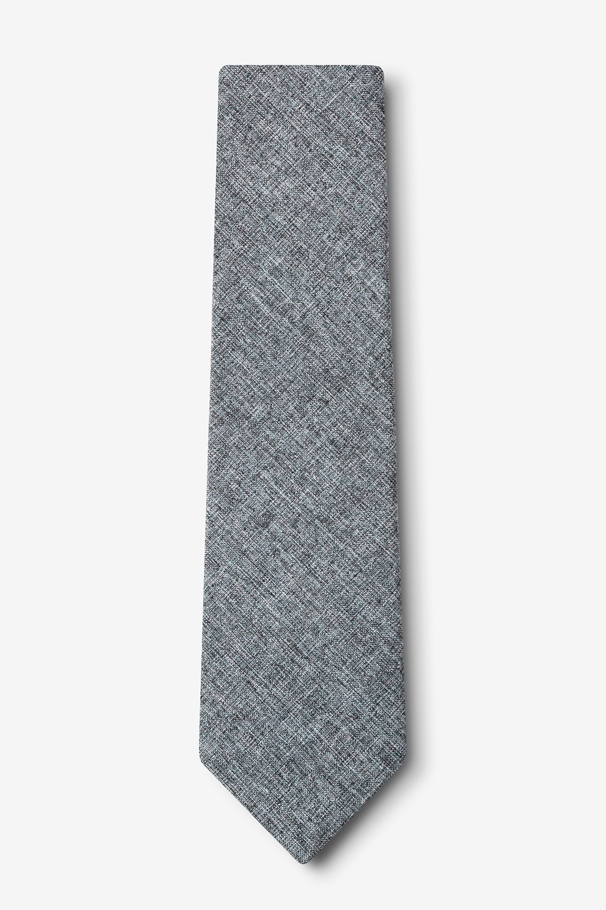 Charcoal Cotton Galveston Tie | Ties.com