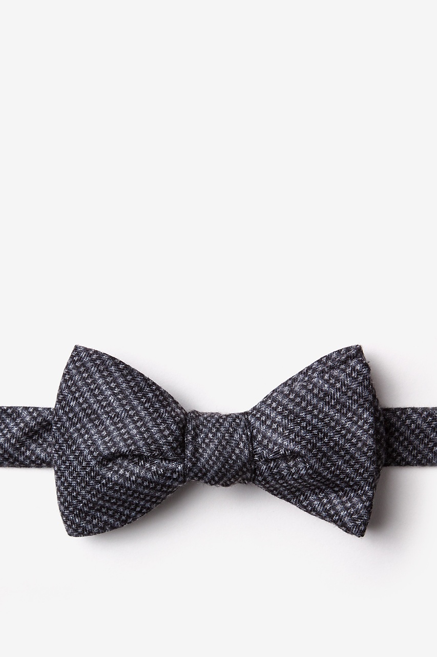 Gilbert Charcoal Self-Tie Bow Tie Photo (0)
